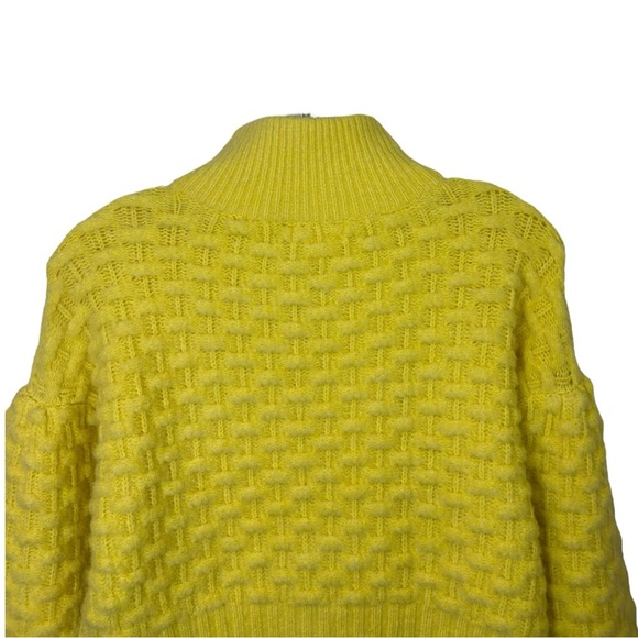 Maeve x Anthropologie - Women’s Wool Textured Cardigan, in Butter Yellow Small - Picture 13 of 17